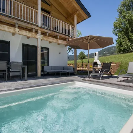 Chalet Gamsknogel Mit Privatem Pool Und Whirlpool, Cleaning Included Inzell