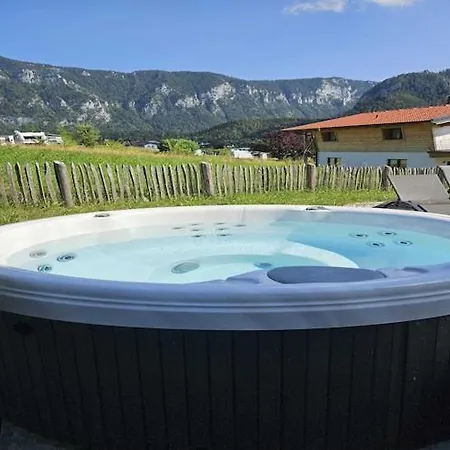 Gamsknogel Mit Privatem Pool Und Whirlpool, Cleaning Included Inzell